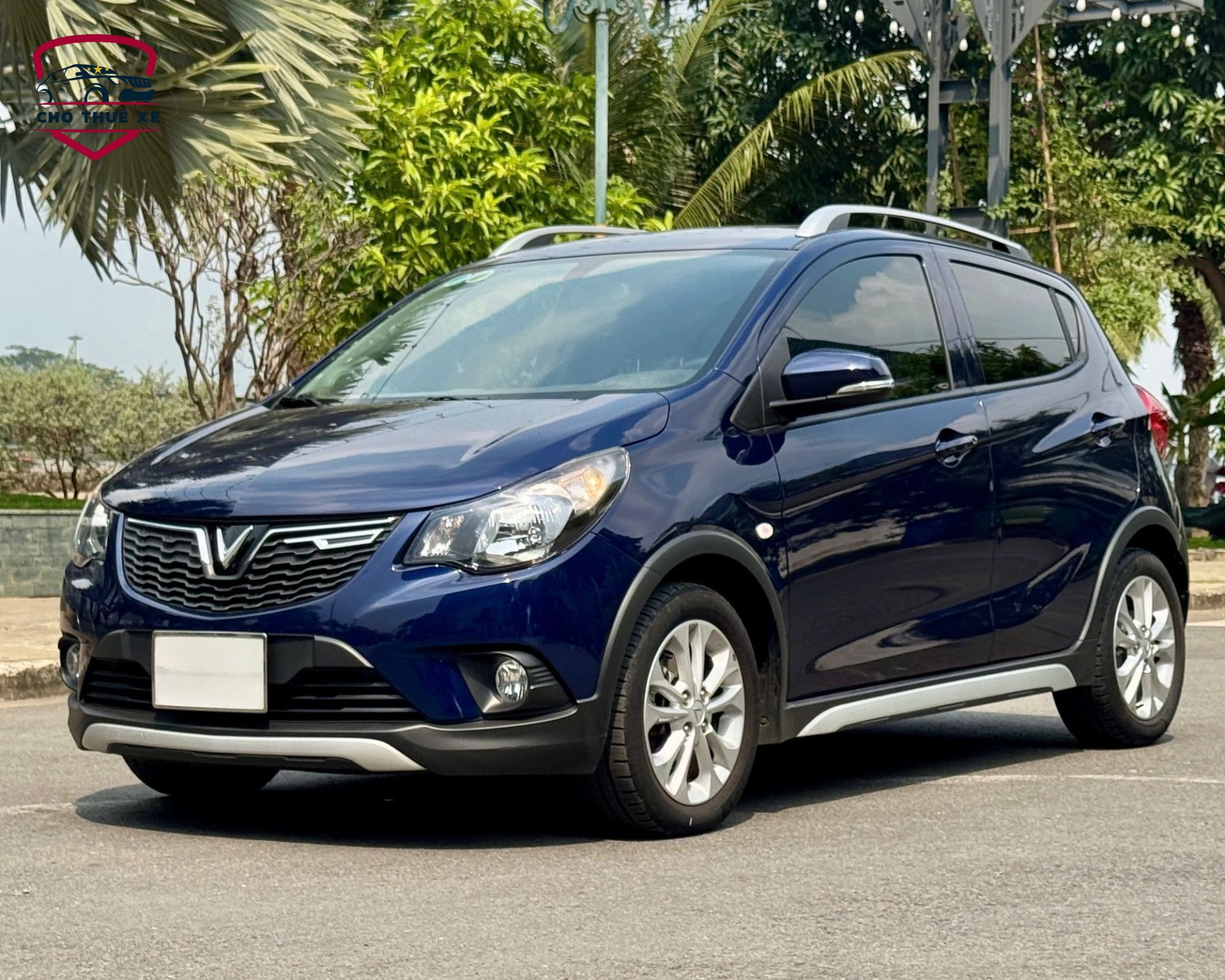 Mẫu xe VinFast 4 chỗ Fadil phiên bản màu xanh navy