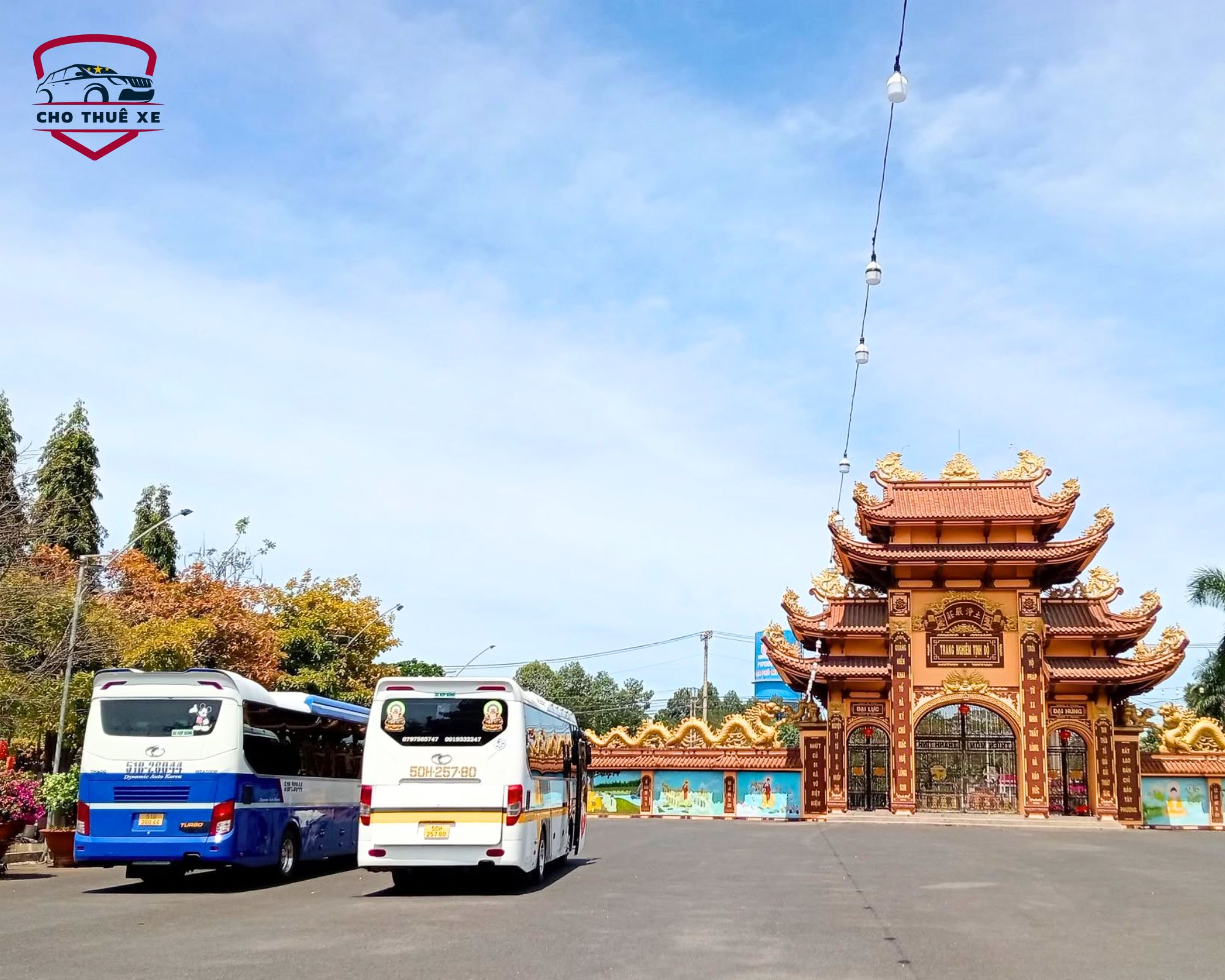 Dịch vụ thuê xe hành hương tại chùa Phước Hải