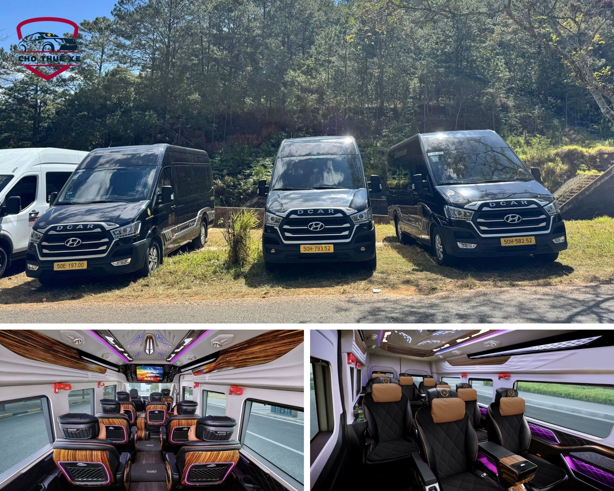 Khoang hành khách cực rộng của Solati Limousine với thiết kế trần cao và hệ thống giải trí hiện đại