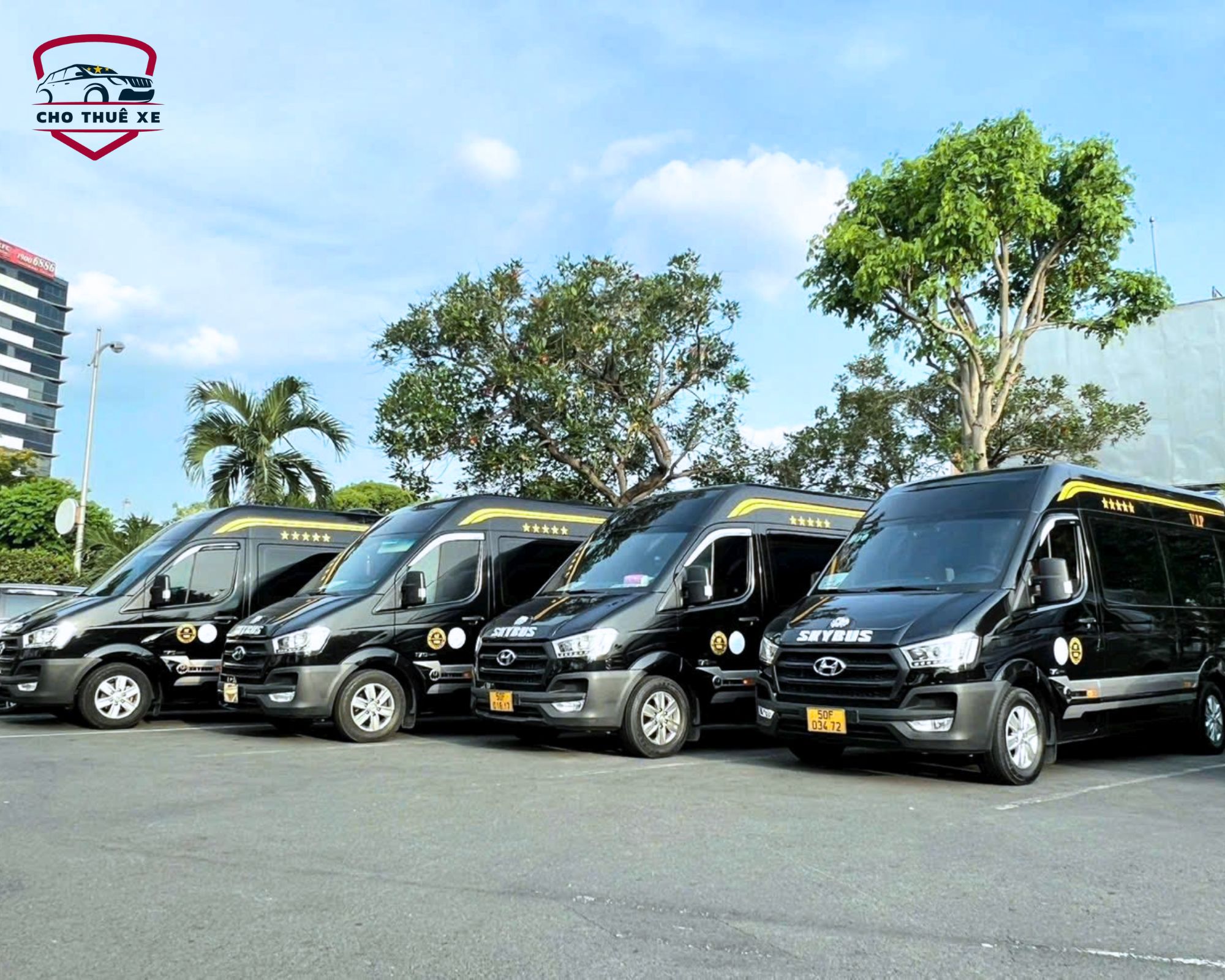 Đội xe Limousine 9-12 chỗ hiện đại chuyên phục vụ đưa đón khách VIP tuyến Vũng Tàu - Sài Gòn và sân bay Tân Sơn Nhất