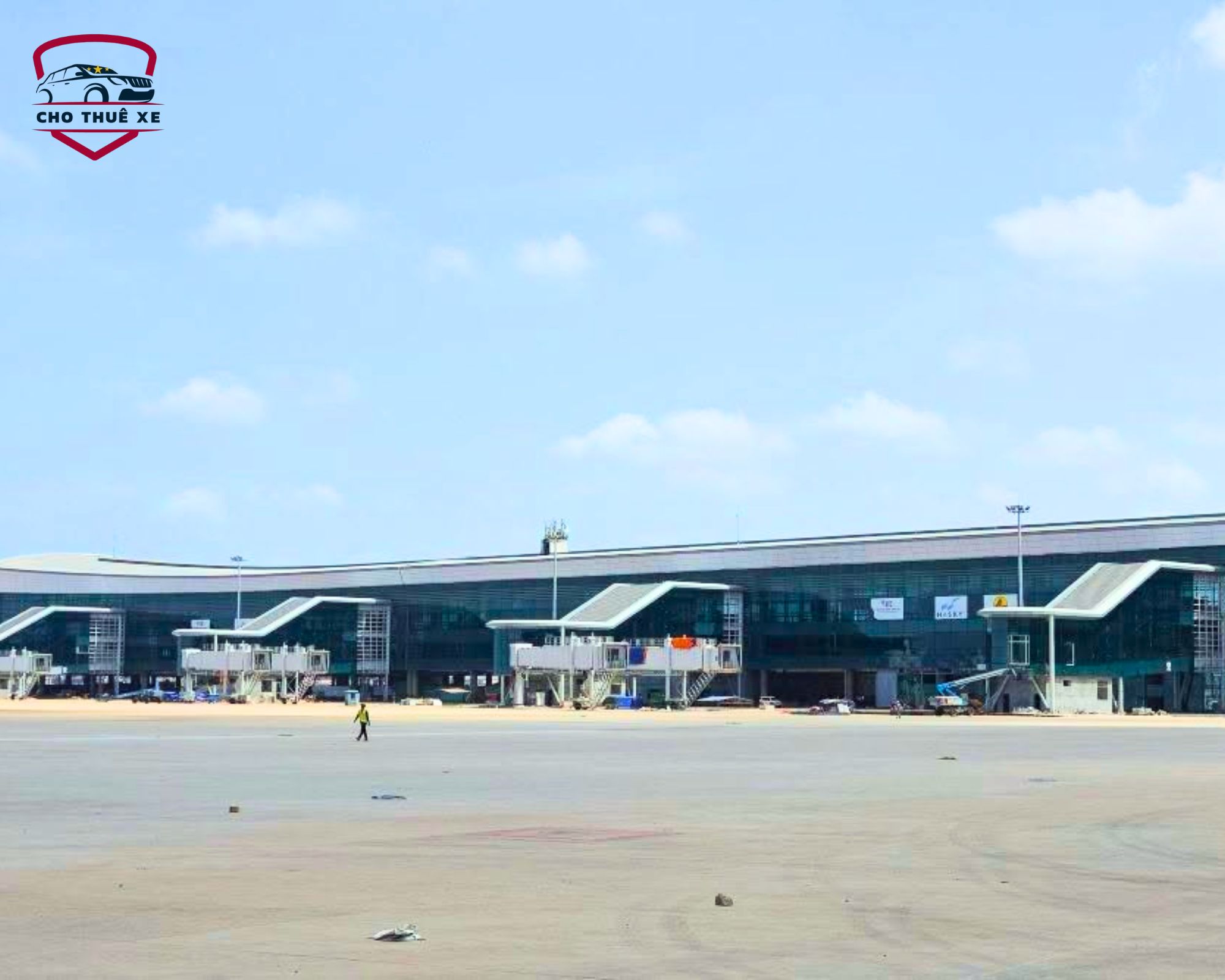 Cận cảnh khu vực sân đỗ nhà ga sân bay Long Thành – Động lực phát triển vận tải hành khách và du lịch vùng trọng điểm